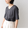【WEB限定】〈ネックが選べる2サイズ展開〉オーガニックコットン バリエーションネック TEE