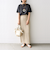 【WEB限定】〈ネックが選べる2サイズ展開〉オーガニックコットン バリエーションネック TEE