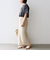 【WEB限定】〈ネックが選べる2サイズ展開〉オーガニックコットン バリエーションネック TEE
