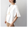 * オーガニックコットン スリット スリーブ フレア TEE ◇