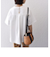 * オーガニックコットン スリット スリーブ フレア TEE ◇