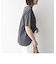 * オーガニックコットン スリット スリーブ フレア TEE ◇