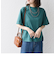 * オーガニックコットン スリット スリーブ フレア TEE ◇