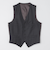 SHIPS: LORO PIANA FABRIC オーストラリス 無地 ベスト