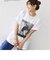 SHIPS any: The Saturday Evening Post プリント Tシャツ◇