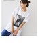 SHIPS any: The Saturday Evening Post プリント Tシャツ◇