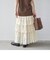 〈手洗い可能〉ランダム ティアード Iライン スカート◇