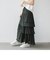 〈手洗い可能〉ランダム ティアード Iライン スカート◇