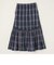 quaranciel:〈洗濯機可能〉チェック タフタ スカート