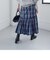 quaranciel:〈洗濯機可能〉チェック タフタ スカート
