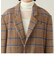 quaranciel: INTESPRA ツイード チェック オーバーサイズ ジャケット