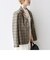SHIPS any:〈洗濯機可能〉ブロック チェック ポケット ジャケット
