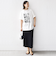 【SHIPS別注】81BRANCA:5分袖 ロゴ TEE 24SS