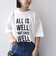 【SHIPS別注】81BRANCA:5分袖 ロゴ TEE 24SS