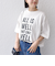 【SHIPS別注】81BRANCA:5分袖 ロゴ TEE 24SS