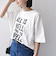 【SHIPS別注】81BRANCA:5分袖 ロゴ TEE 24SS