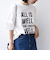 【SHIPS別注】81BRANCA:5分袖 ロゴ TEE 24SS
