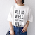 【SHIPS別注】81BRANCA:5分袖 ロゴ TEE 24SS