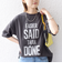 【SHIPS別注】81BRANCA:5分袖 ロゴ TEE 24SS