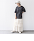 【SHIPS別注】81BRANCA:5分袖 ロゴ TEE 24SS