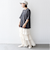 【SHIPS別注】81BRANCA:5分袖 ロゴ TEE 24SS