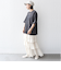 【SHIPS別注】81BRANCA:5分袖 ロゴ TEE 24SS