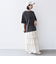 【SHIPS別注】81BRANCA:5分袖 ロゴ TEE 24SS