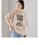 【SHIPS別注】81BRANCA:5分袖 ロゴ TEE 24SS
