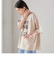 【SHIPS別注】81BRANCA:5分袖 ロゴ TEE 24SS