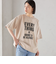 【SHIPS別注】81BRANCA:5分袖 ロゴ TEE 24SS
