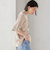 【SHIPS別注】81BRANCA:5分袖 ロゴ TEE 24SS