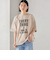 【SHIPS別注】81BRANCA:5分袖 ロゴ TEE 24SS