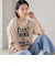 【SHIPS別注】81BRANCA:5分袖 ロゴ TEE 24SS