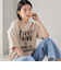【SHIPS別注】81BRANCA:5分袖 ロゴ TEE 24SS