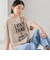 【SHIPS別注】81BRANCA:5分袖 ロゴ TEE 24SS