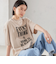 【SHIPS別注】81BRANCA:5分袖 ロゴ TEE 24SS