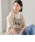 【SHIPS別注】81BRANCA:5分袖 ロゴ TEE 24SS