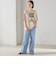 【SHIPS別注】81BRANCA:5分袖 ロゴ TEE 24SS