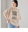 【SHIPS別注】81BRANCA:5分袖 ロゴ TEE 24SS