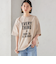 【SHIPS別注】81BRANCA:5分袖 ロゴ TEE 24SS