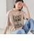 【SHIPS別注】81BRANCA:5分袖 ロゴ TEE 24SS