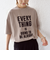 【SHIPS別注】81BRANCA:5分袖 ロゴ TEE 24SS
