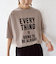 【SHIPS別注】81BRANCA:5分袖 ロゴ TEE 24SS