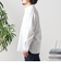 SHIPS any: ストライプ / ソリッド リラックス バンドカラー シャツ 25AW◇