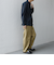 SHIPS any: ストライプ / ソリッド リラックス バンドカラー シャツ 25AW◇