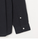 SHIPS any: ストライプ / ソリッド リラックス バンドカラー シャツ 25AW◇