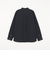 SHIPS any: ストライプ / ソリッド リラックス バンドカラー シャツ 25AW◇