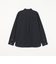 SHIPS any: ストライプ / ソリッド リラックス バンドカラー シャツ 25AW◇
