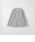 SHIPS any:〈洗濯機可能〉ストライプ / ソリッド リラックス バンドカラー シャツ 26AW◆