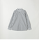 SHIPS any: ストライプ / ソリッド リラックス バンドカラー シャツ 25AW◇